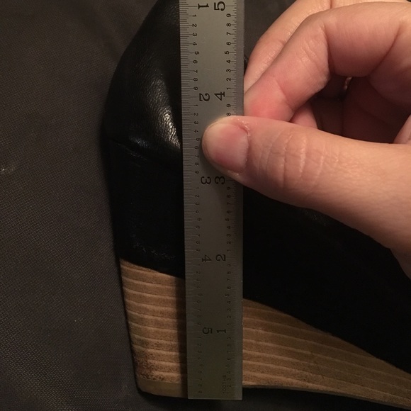 Franco Sarto Gorgeous Peep Tow Wedges 9 - Picture 5 of 5